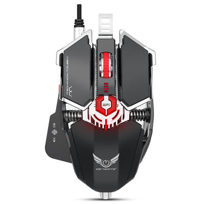

Zerodate MS500 Gaming Mouse Backlight 10 Programmable Buttons Wired Mouse