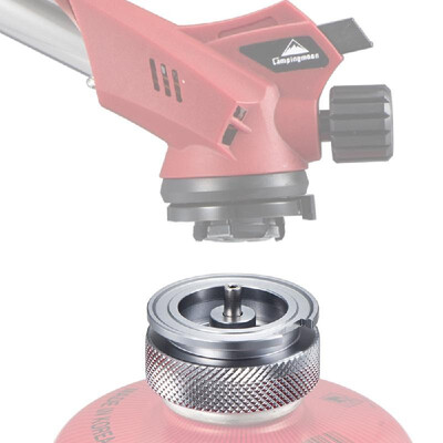 

Gas Stove Adapter Gas Bottle Connector Split Type Furnace Converter Connector Auto-off Aluminum Alloy Adapters For Outdoor Hiking