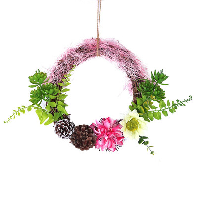 

〖Follure〗20CM Christmas Wreath Christmas Home Decoration Wedding Decoration Wreath