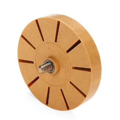 

Rubber Eraser Wheel 4" Pneumatic Tools Air Tire Buffer Glue Air Die Grinder Wheel for Electric Drill