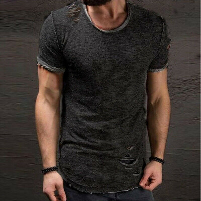 

SUNSIOM Mens Summer Solid Color T Shirt Tops Casual Loose Crew Neck Short Sleeve Tee