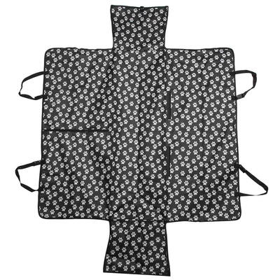 

Pet Waterproof Oxford Fabric Rear Seat Cover Back Seat Mat with Safety Belt