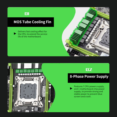 

X79M2 30 Motherboard 1000Mbps Network Card SATA30 USB30 DDR3 Dual Channel Memory -ATX Desktop Mainboard PS2 Keyboard & Mouse