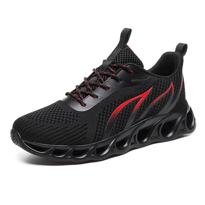 

Breathable flying woven smoldering shoes mens blade sneakers casual small white shoes lightweight running shoes net red old shoes men