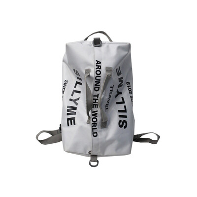 

Portable travel bag male street shoulder slant canvas double shoulder backpack female fitness bag large capacity luggage bag