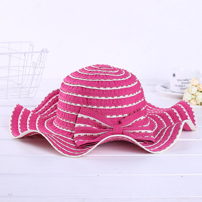 

South Korean cornice bow sun hat lotus leaf summer tide summer tide beach hat wholesale