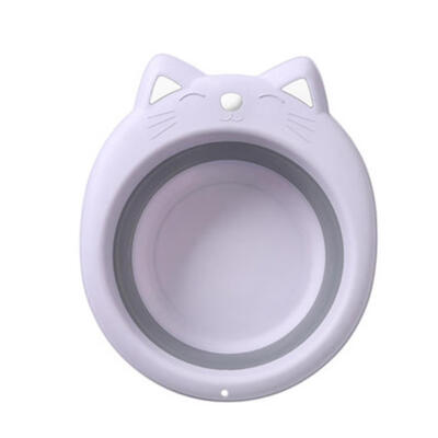 

Cartoon Cat Portable Baby Face Basin Kids Plastic Thicken Washbasin