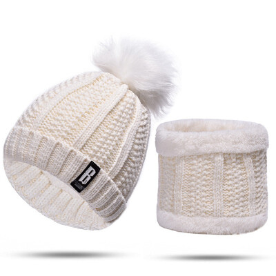 

Winter Fashion Woll Knitted Hat Charm Women Adjustable Soft Beanies Caps Outdoor Sport Hats