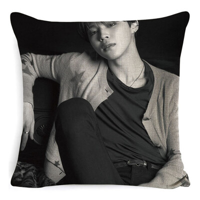 

CAR-TOBBY Kpop BTS MAP of The Soul Personal Home Decoration Sofa Throw Pillow Case Cushion Covers Zippered Pillowcase
