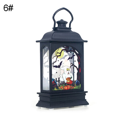 

Halloween Pumpkin Witch LED Light Hanging Lamp Home Bar Decor Party Supplies