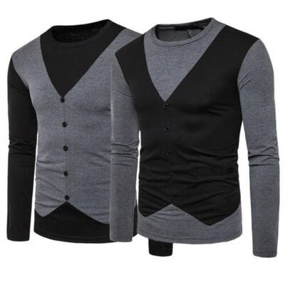 

Stylish Mens Fitted V-neck Jumper Top T Shirt Soft Pullover Sweater Knitwear UK