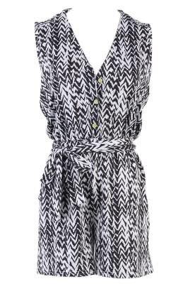 

Womens Holiday Mini Short Playsuit Ladies Jumpsuit Summer Beach Dress Size 6-16