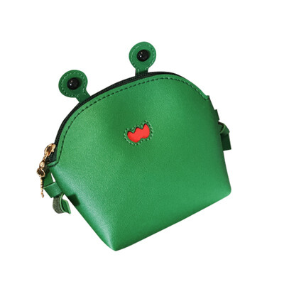 

Women 2019 Hot Mini Crab Zipper Cross-body Handbag Fashion Girls Kids PU Shoulder Messenger Bag
