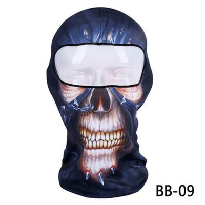 

Outdoor Motorcycle Full Face Mask Animal Thin Cycling Sport Protection Gear 3D