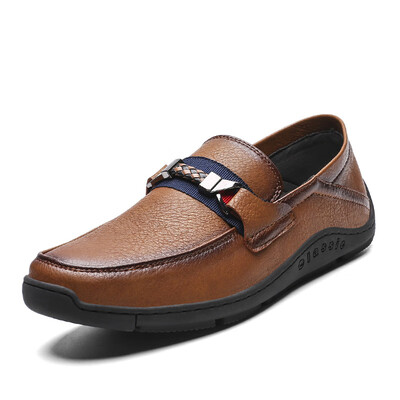 

2019 new fashion mens shoes trend lazy shoes Korean casual shoes summer peas shoes mens breathable shoes