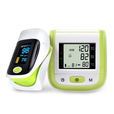 

LCD Digital Medical Pulse Oximeter Wrist Blood Pressure Monitor Health Care