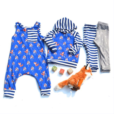 

Newborn Infant Baby Boy Girl Clothes Long Sleeve Hooded Romper Bodysuit Outfits