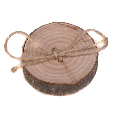 

Wooden Retro Wedding Ring Box Valentines Engagement Round Ring Pillow Case