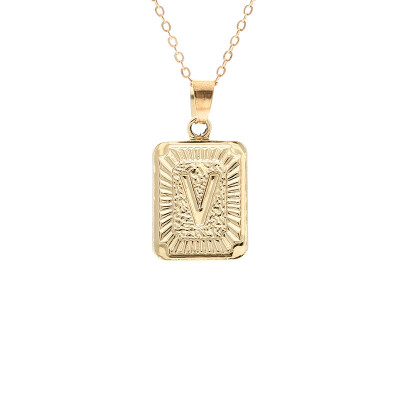 

Fashion Jewelry Brand English Alphabet Pendant Necklace For Women Gift