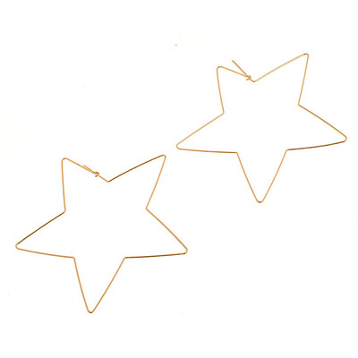 

New Large Triangle Pendant Earring Exaggerated Geometric Statement Earrings for Women Gold Silver Fashion Jewelry Birthday Gift