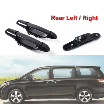 

Tailored Fit For Toyota Sienna 69230-08020 Outside Door Handle Rear Left Right 2PCS