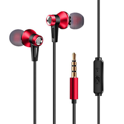 

In-ear Earphones 35mm Stereo Wired Control Music Universal Subwoofer Earbuds Earplug With Mic For Phone Samsung Xiaomi