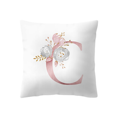

Siaonvr 45x45 cm Kids Room Decoration Letter Pillow English Alphabet Pillowcases