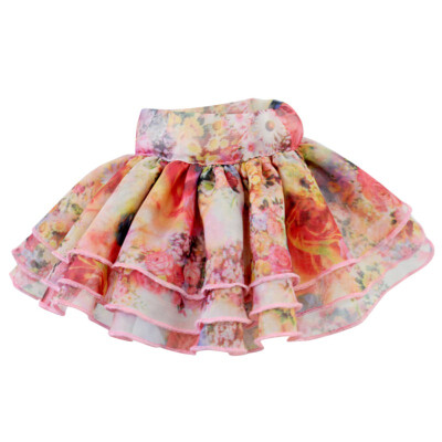 

Vintage Roses Printed Dog TUTU Skirt Pets Dog Ball Gown For Dogs Pet Clothes Supplies