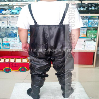 

Water pants thick wear-resistant fishing pants fishing pants waterproof clothing cowhide pattern piece water pants waterproof leat