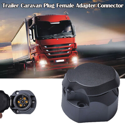 

Tailored 7Pins Electrics Converter Trailer Caravan Plug Female Adapter Connector Caravan