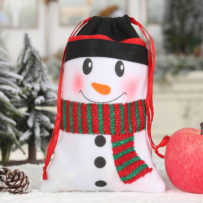 

〖Follure〗Christmas Gift Bag Non-Woven Drawstring Candy Treat Stockings Party Holder Pouch