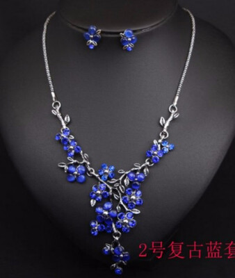 

new nice America brand temperament gem brief paragraph clavicle necklace dinner set female high-grade fashion accessories