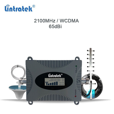 

Lintratek signal repeater 2100Mhz booster 3g cellular band 1 Amplifier for mobile phone with yagi antenna15