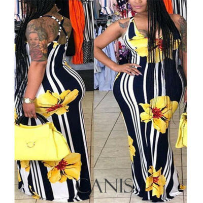 

Fashion Women Boho Long Maxi Dress Evening Cocktail Party Wedding Beach Dress