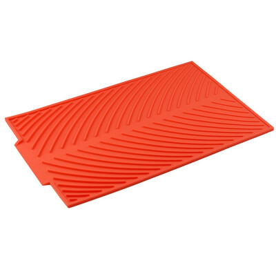 

Insulation Oil-Proof Waterproof Drain Mat Angular Line Design Table Place Mat Bowl Pad Kitchen Anti-scalding Insulation Mat