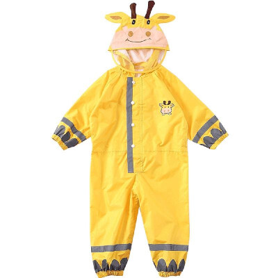 

Kids Raincoat Breathable Rainwear Waterproof Raincoat For Children Boys Girls Students Rainsuit Hooded High Visibility Reflective