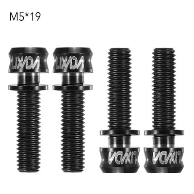

4PCS Bicycle Bike Stem Screws Hex Bolts Ultralight Cycling Titanium Alloy Fixing Screws Accessories