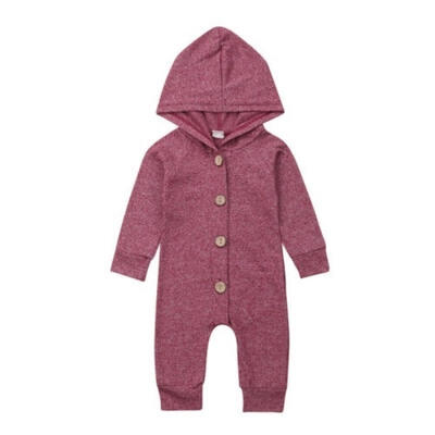 

Infant Baby Boys Girls Hooded Romper Bodysuit Jumpsuit Casual Clothes Outfits