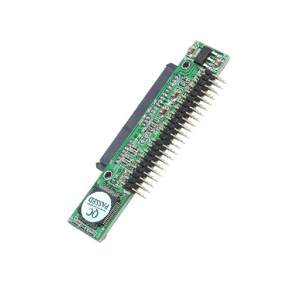 

25 Inch SATA to IDE Adapter Support ATA HDD Hard Disk Drive or SSD to Male 44 Pin Port Converter Horizontal Type