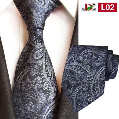 

Manufacturers spot trendy mens business casual tie polyester silk jacquard professional executive wedding work tie