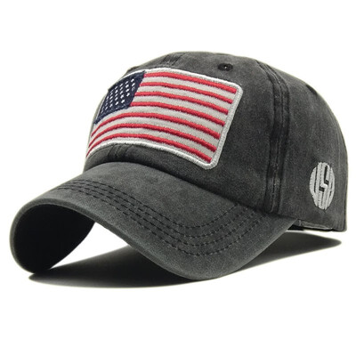 

Baseball Cap Mens Tactical Army Cotton Military Dad Hat USA American Flag Mesh
