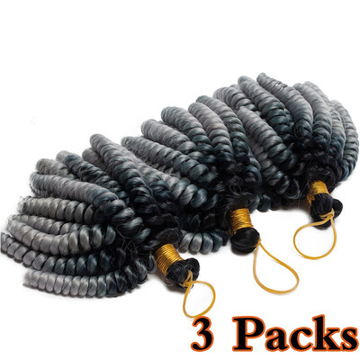 

3 Packs Jamaican Bounce Hair Short Curly Crochet Braids Hair Extension Curly Crochet Hair Synthetic Braids Twist Hair For Women