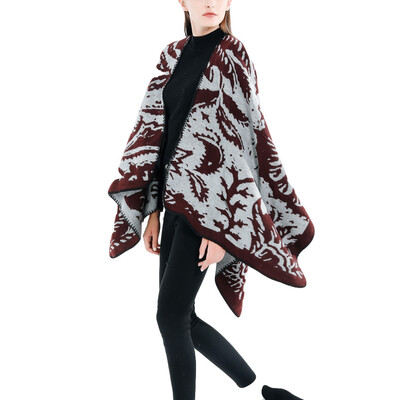 

Roseonmyhand Fashion Women Blanket Camouflage Pattern Coat Wrap Cozy Shawl
