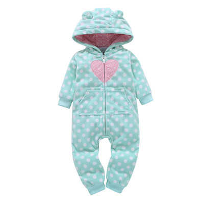 

Autumn Winter Casual Jumpsuit Baby Cartoon Printing Long Sleeve Rompers Kids Toddler Bodysuit