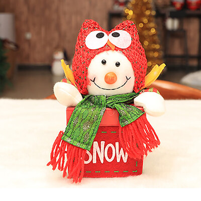 

〖Follure〗Merry Christmas Children Santa Claus Snowman Elk Candy Packaging Candy Box