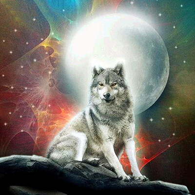 

Diamond Painting With Square Stones Animals Diamond Mosaic Full Layout Wolves Pictures Of Rhinestones Home Decoration