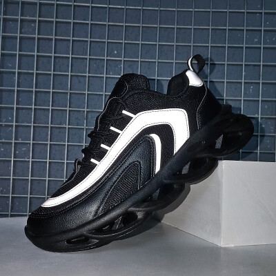 

Mens shoes night light tide shoes twisted bottom 6cm running reflective sports shoes transport