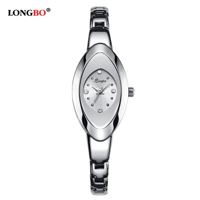 

80460 ladies elegant business bracelet watch unique oval simple surface quartz watch