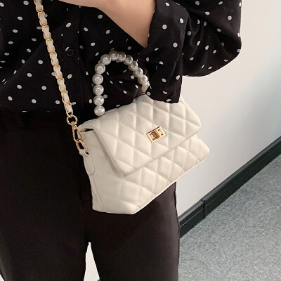 

High-end bag handbags new 2019 fashion pearl handbag summer small fresh chain shoulder Messenger bag