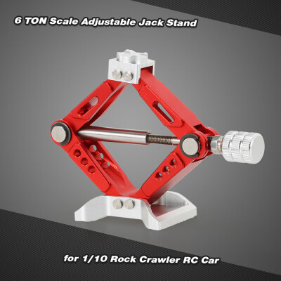 

6 TON Aluminum Alloy Scale Adjustable Jack Stand for 110 RC4WD D90 SCX10 Rock